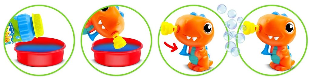 Ricokids stroj na bubliny s dinosaurami RK-905