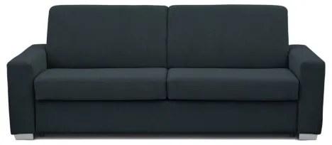 Rozkladacia trojmiestna pohovka na každodenné spanie LEKA modrá