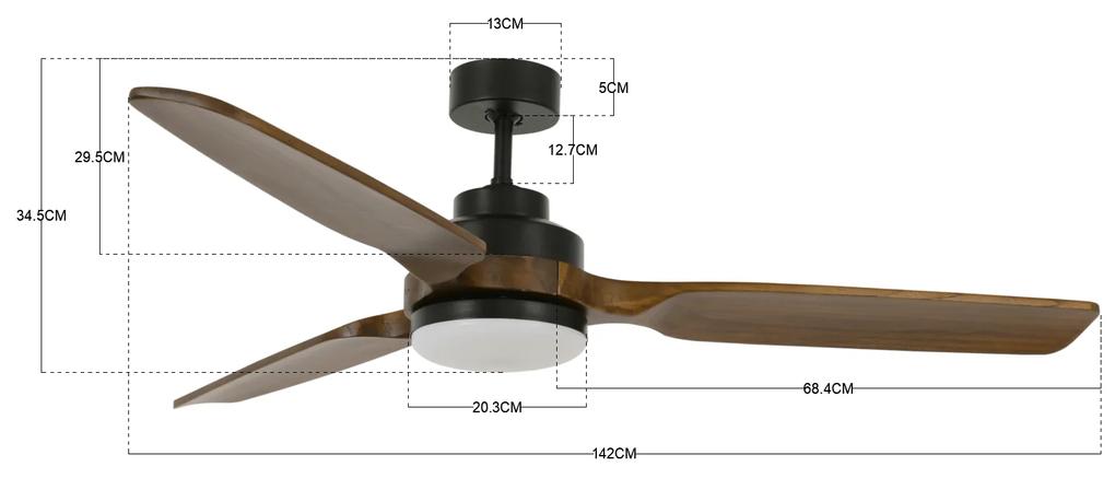 Stropný ventilátor Lucci Air Shoalhaven 142 cm 213054