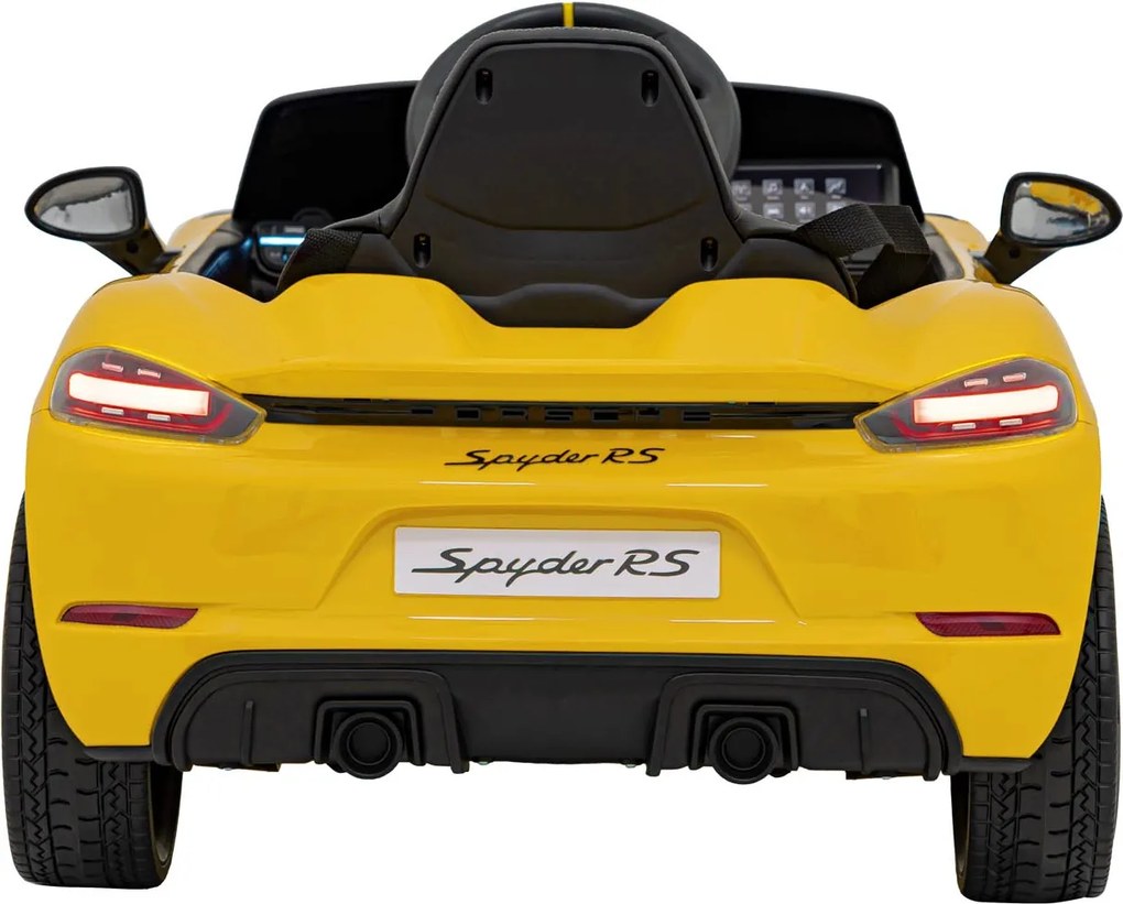 Ramiz Detské autíčko Porsche Spyder RS 718, žlté športové