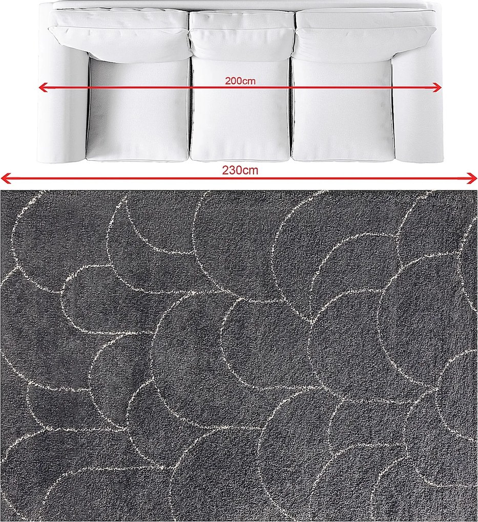 Koberec Royal smoky blue/cream 160x230cm