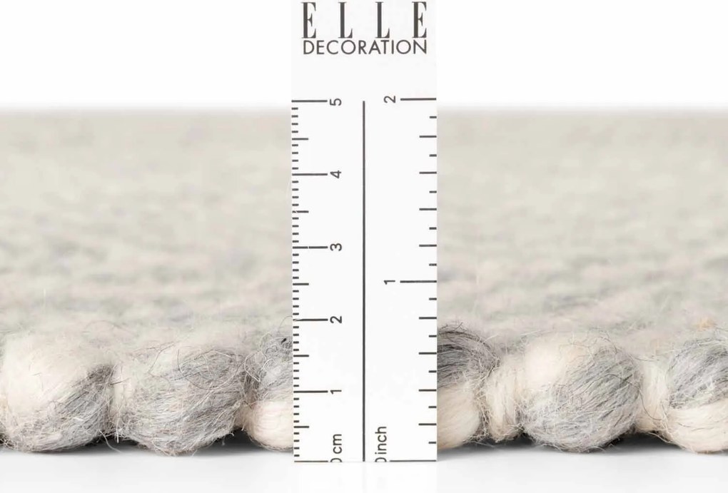 ELLE Decoration, Kusový koberec Lyon Beans 106317 Natural Cream Grey z kolekcie Elle, 140x200, šedá, obývacia izba