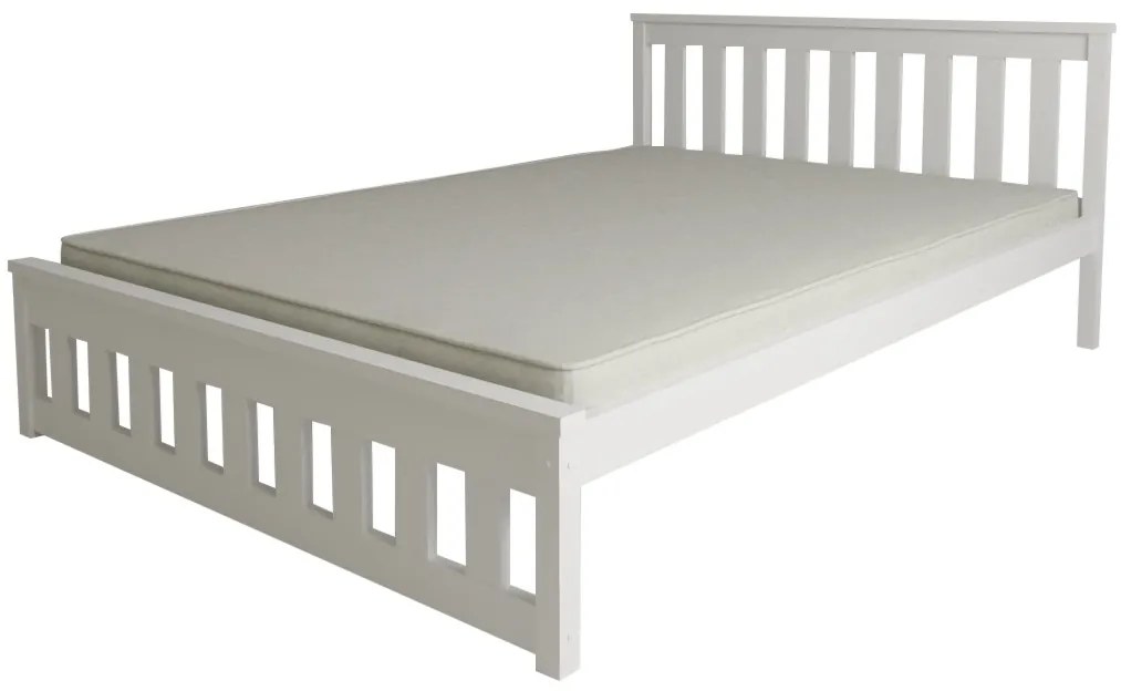 Posteľ MAICA 90 x 200 cm, biela Rošt: S latkovým roštom, Matrac: Matrac Coco Maxi 20 cm