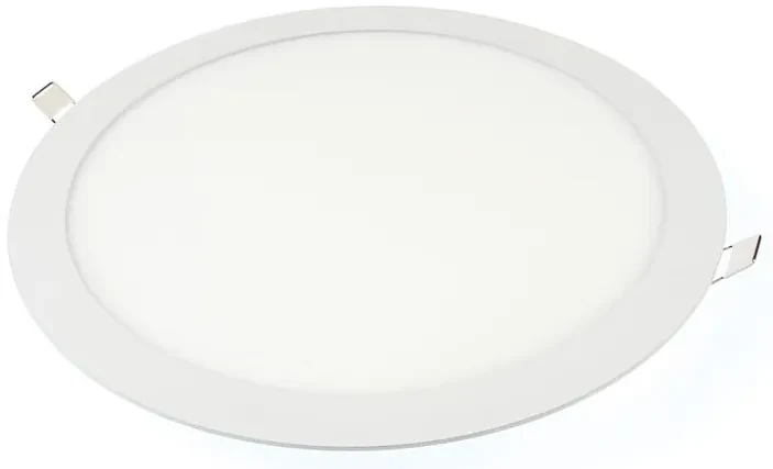 BERGE LED panel kruhový - 300x300x17mm vstavaný - 24W - 230V - 1900Lm - teplá biela