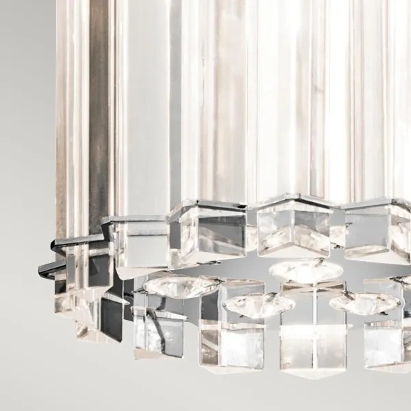 Kichler KL-CRYSTAL-SKYE-MP - LED Kúpeľňový luster CRYSTAL SKYE 2xG9/3W/230V IP44