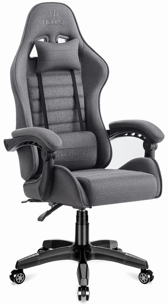 Herná stolička HC-1003 sivá látková