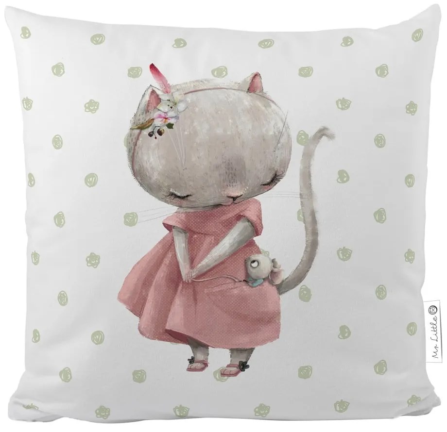 Bavlnený detský vankúš Butter Kings Mouse, 45 x 45 cm