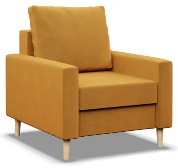 Kreslo BLANK Elegant žlté