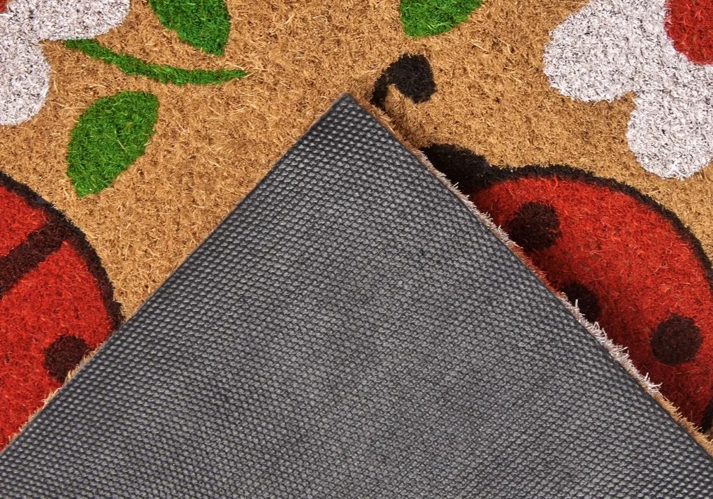 DOPREDAJ: 45x75 cm Rohožka Berušky 105578 - na ven i na doma, 45x75, hnedá, chodba / predsieň, Hanse Home