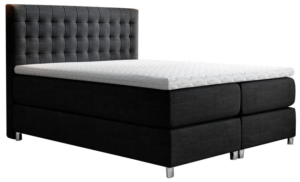 Čalúnená posteľ PRIMO + topper, 180x200, inari 100