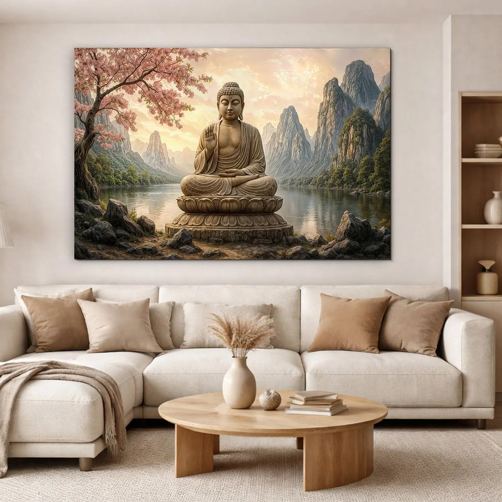 DUBLEZ | Farebný obraz na stenu - Buddha | UV potlač, Premium