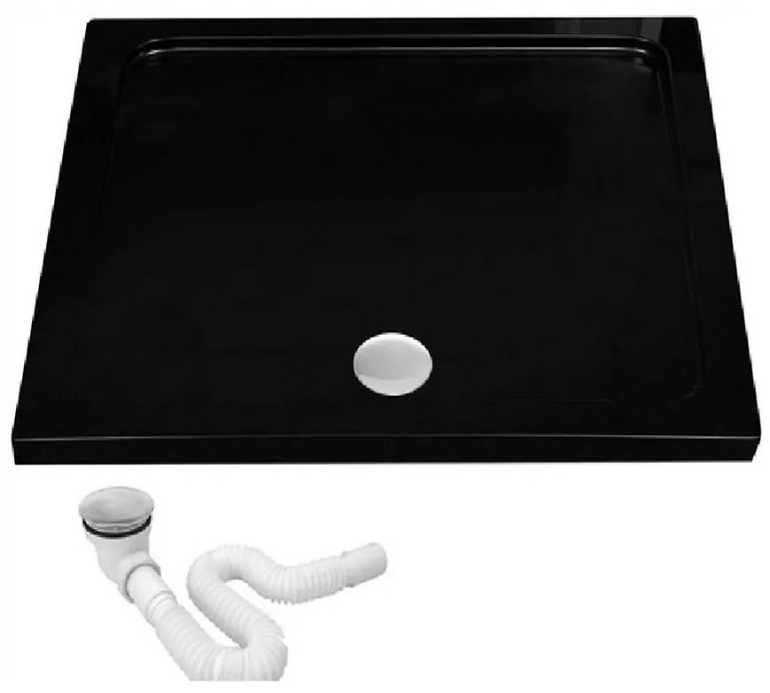 Vanička štvorcová Savoy Rea K4804 black 80x80