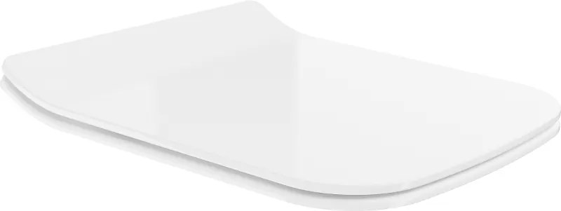Mexen doska s pomalým pádom slim, duroplast, biela lesklá - 39240000