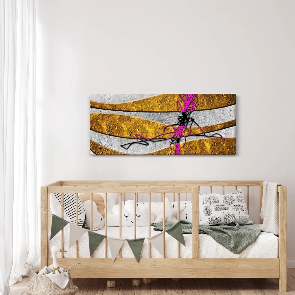 Obraz abstrakcie (120x50 cm)