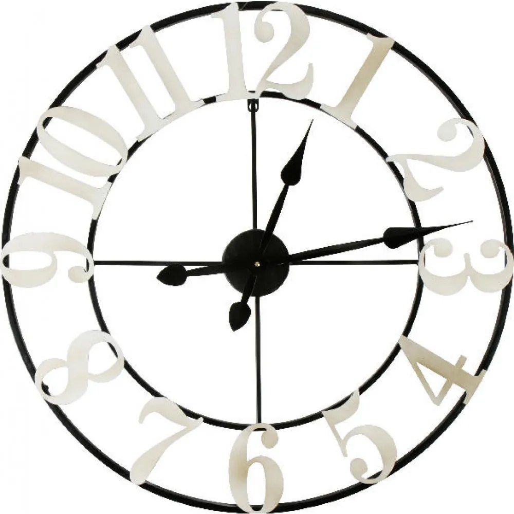 Designové nástenné hodiny White dial, 70cm