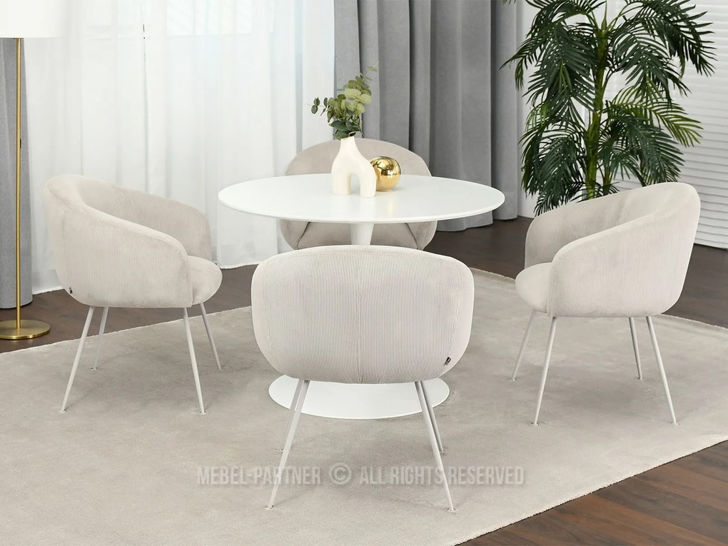 Stolička Mildo (béžová + sivá). Vlastná spoľahlivá doprava až k Vám domov. 1111182