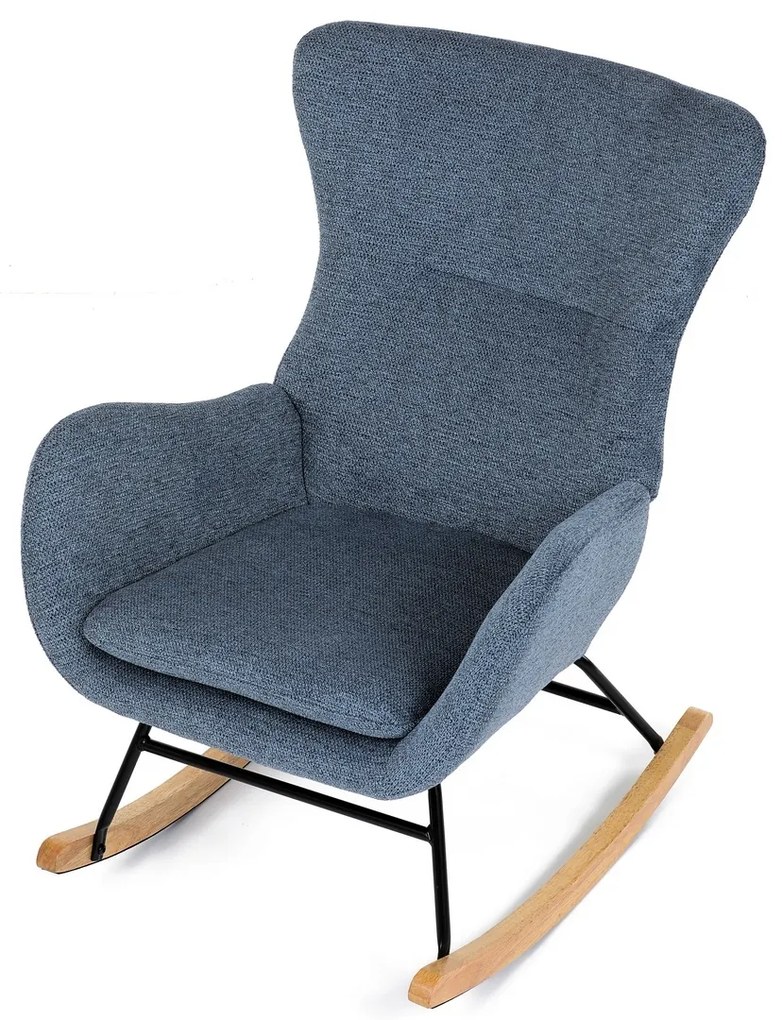 Hojdacie kreslo BLUE2, modrá