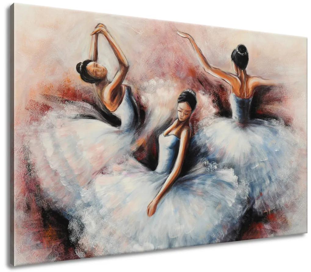 Gario Ručne maľovaný obraz Nádherné baletky Rozmery: 120 x 80 cm