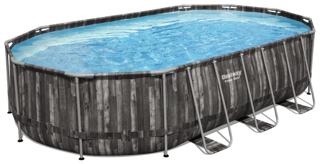 Bazén 610 x 366 x 122 cm Power Steel BESTWAY - 5611R