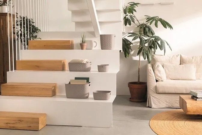Softex L Úložný box - 19 L, béžová