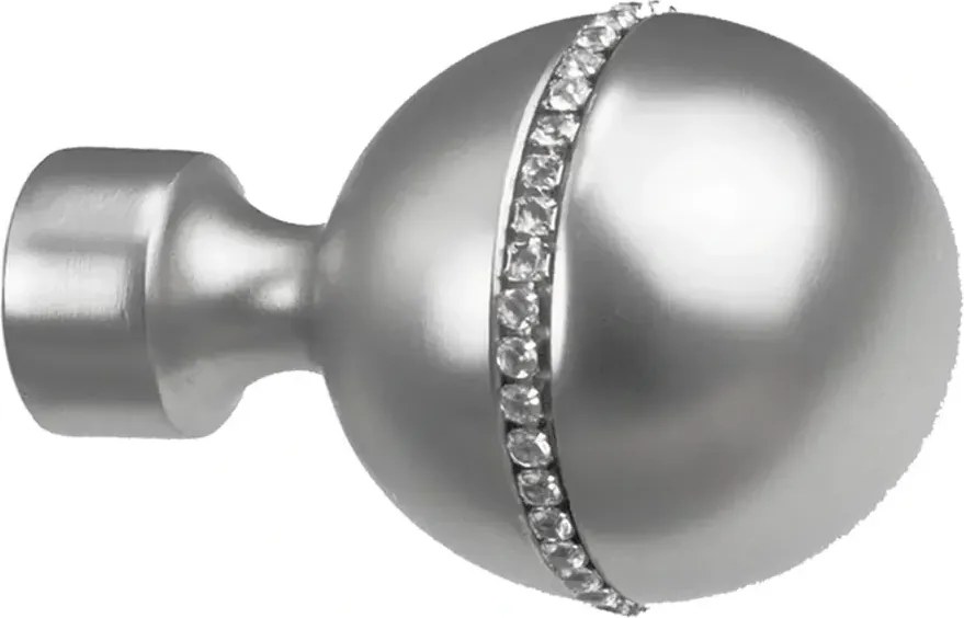 Garniže 25x25mm - dvojradové - KALISTO CRYSTAL - satin