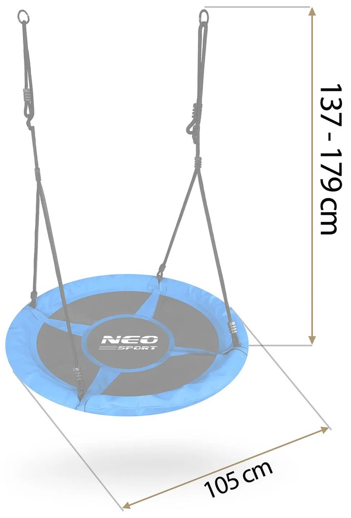 Neo-Sport Swingo 100 cm hojdačka bocianie hniezdo