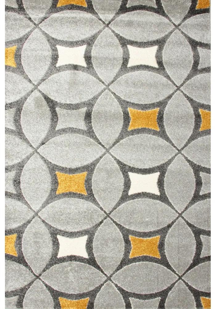 Kusový koberec Diam sivý, Velikosti 120x170cm
