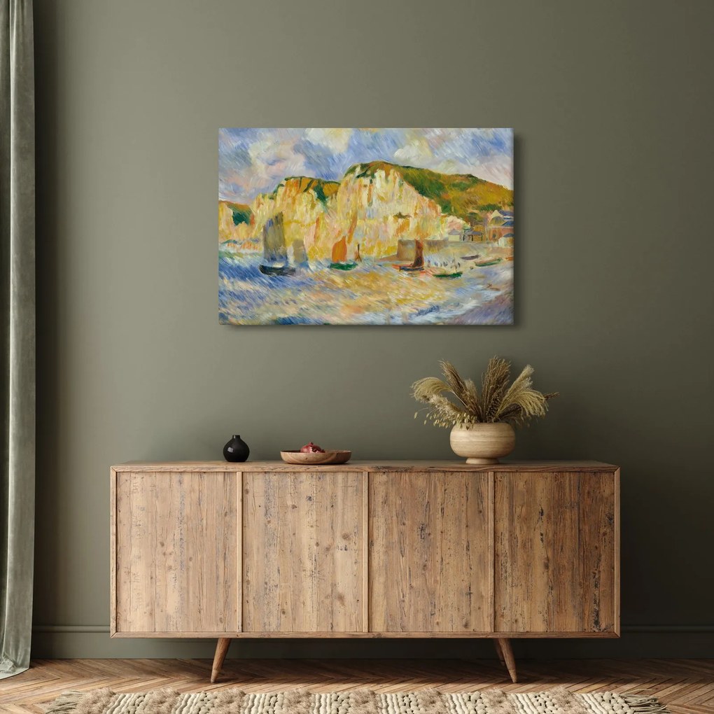 Obraz - Auguste Renoir, Sea and Cliffs, reprodukcia (90x60 cm)