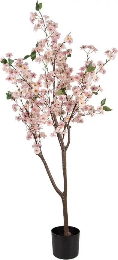 Dekorácia umelý stromček čerešňa s ružovými kvetmi Cherry Blossom - 35*35*120 cm