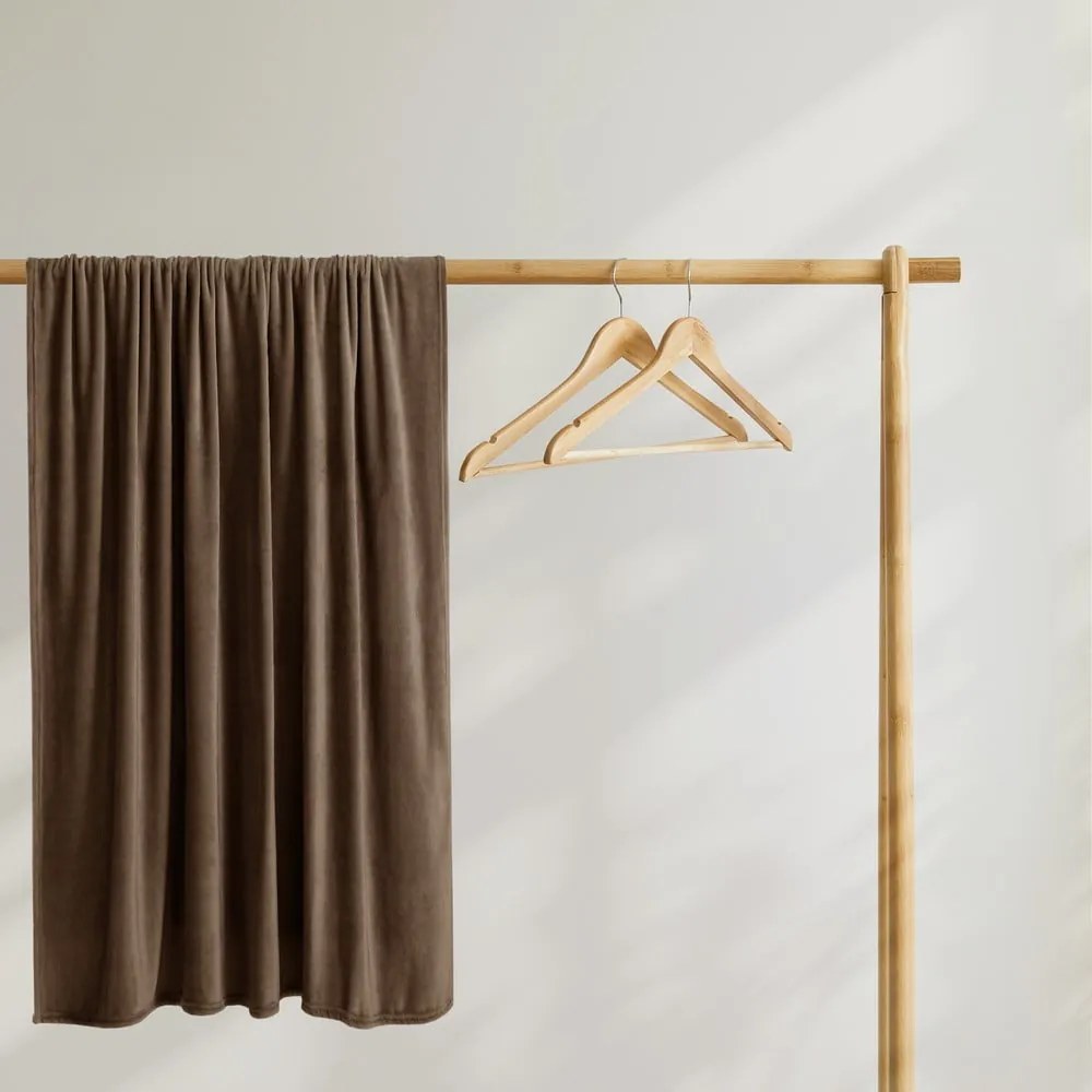 Hnedá deka z mikrovlákna DecoKing Mic, 70 x 150 cm