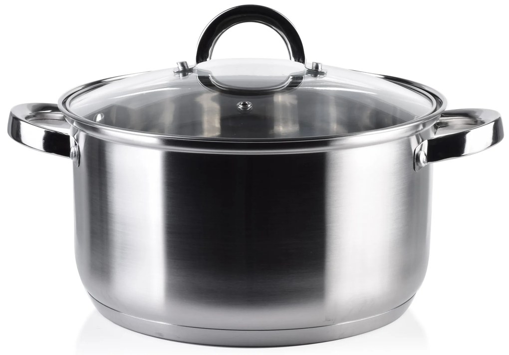 Nerezový kuchyňský hrnec Stredden 5,5 L stříbrný