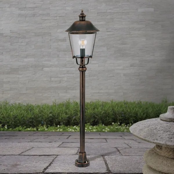 Orion AL 11K/360.44 - Vonkajšia lampa KENZO 1xE27/100W/230V IP44 bronz/patina