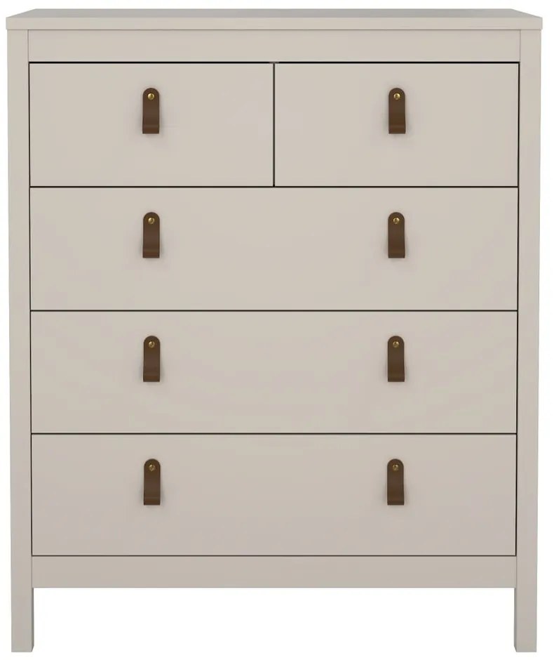 Sivobéžová komoda 82x99x38 cm Madrid – Tvilum