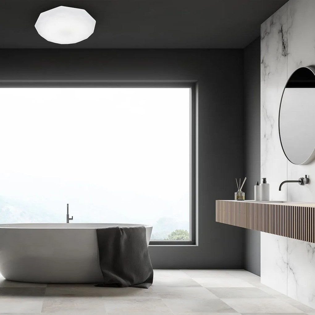 Stropné LED svietidlo Hex, 1x LED 24w, 4000k, (fi 50 cm), w