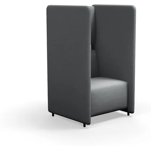 Kreslo CLEAR SOUND, 1-miestne, látka Pod CS, striebornošedá