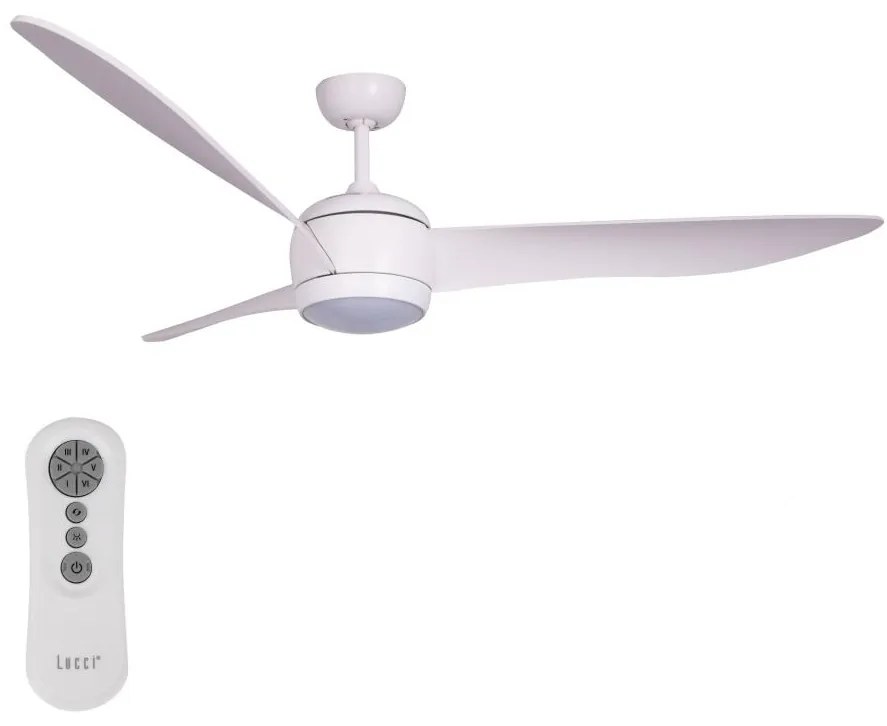 Lucci air 512911 - LED Stropný ventilátor AIRFUSION LED/20W/230V drevo/biela + DO