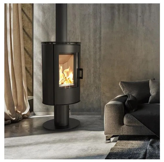 Kratki AB S N DR - Krbové oceľové kachle 8kW 150mm