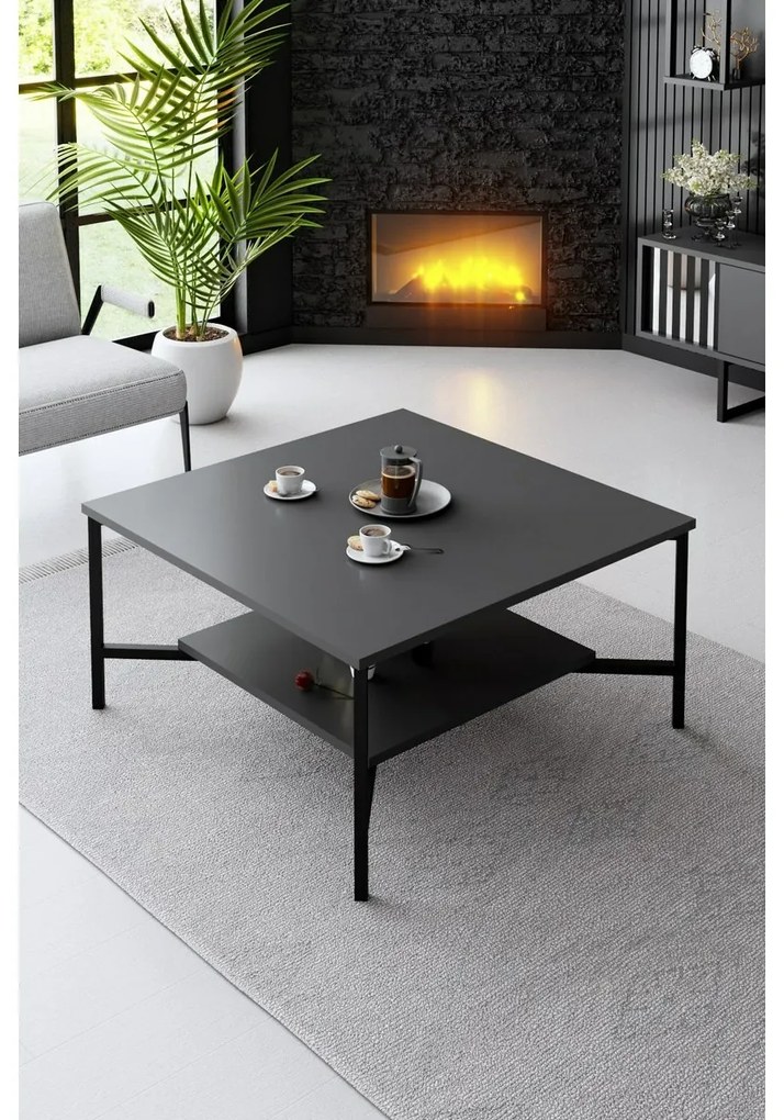 Konferenčný stolík Black Line Anthracite