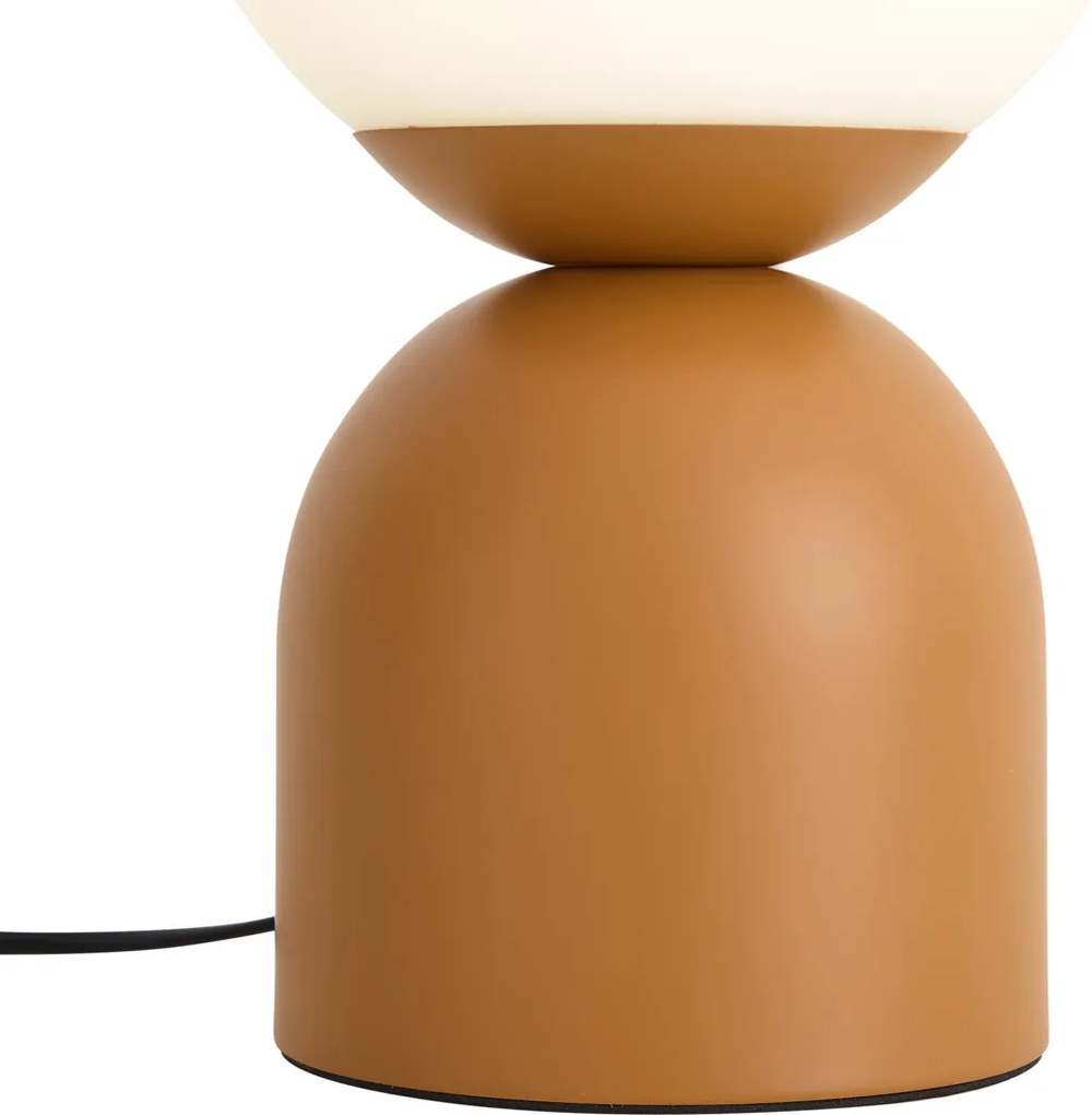 Hotel Chic Stolná lampa oranžová s opálovým sklom - Pallon Trend