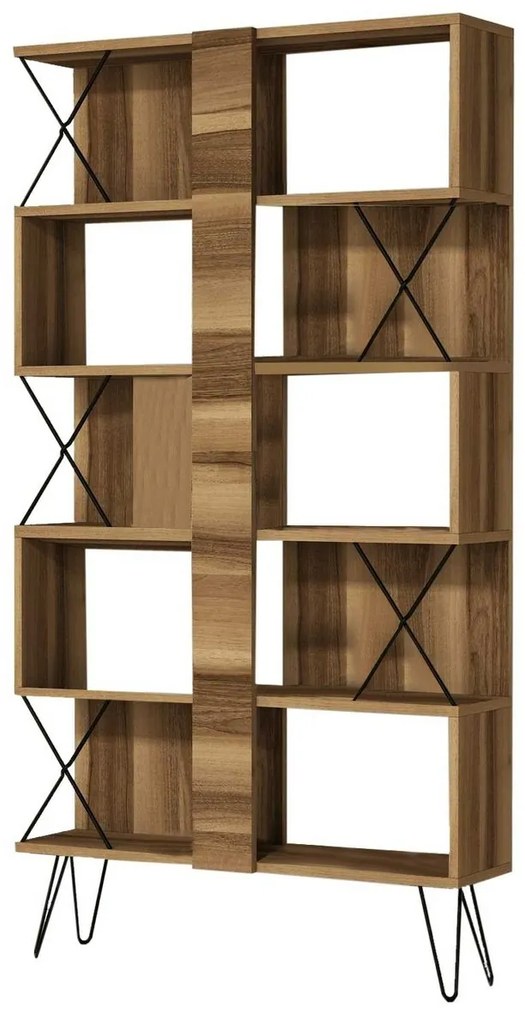 Knižnica Extra Walnut