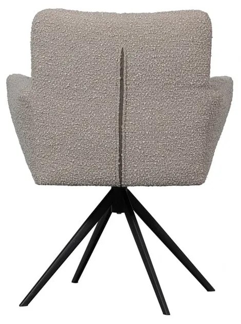 Béžové čalúnené jedálenské kreslo Vinny – WOOOD