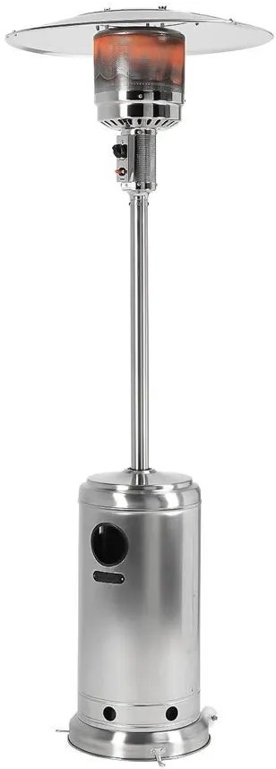Ohrievač Strend Pro, terasový, nerezový, plynový, propán-bután, 13 kW, 450-945 g/hod