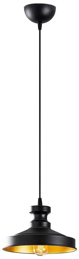 Luster na lanku BERCESTE 1xE27/40W/230V čierna