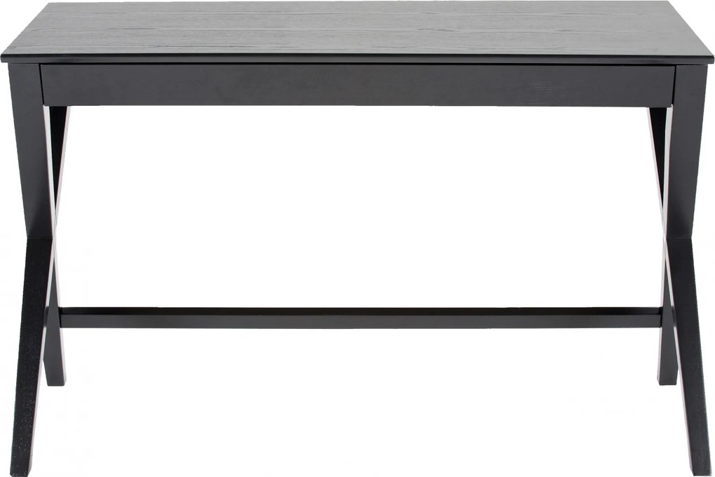 Bighome - Písací stôl WRITEX 120 cm, čierna