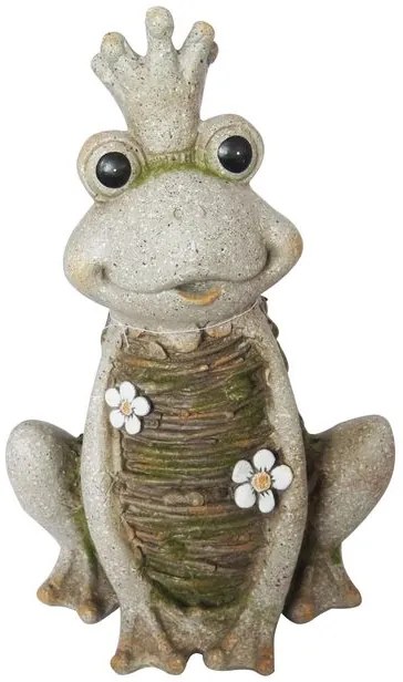 Dekorácia MagicHome Gecco, Kráľovná Žaba, magnesia, 29x23x43 cm