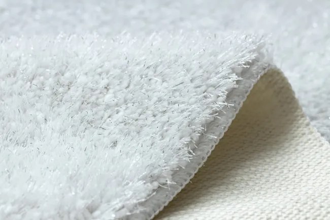 Sada kúpeľňových koberčekov SYNERGY glamour / lurex, biela