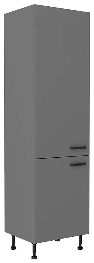 Kuchynská skrinka NESSA antracitová 60dk-215 2f