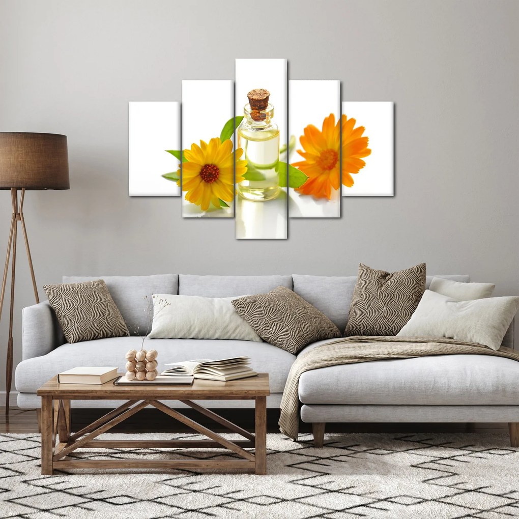 Obraz kvetinového oleja (150x105 cm)