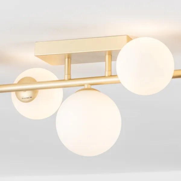 Brilagi - LED Prisadený luster MILLA 7xG9/3W/230V zlatá/biela