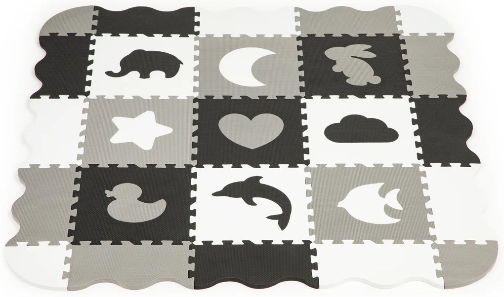 WELLHOX Hracia penová podložka pre deti "zvieratká a tvary"